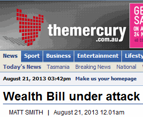 Wealth Bill headline