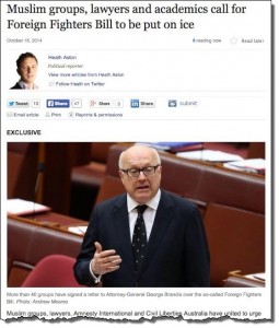 How the SMH reported the joint letter: